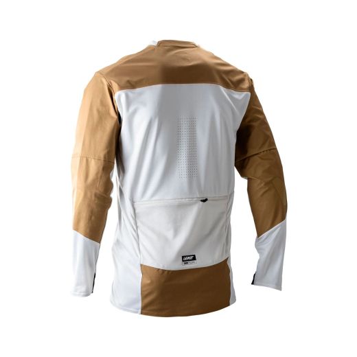 🤎🚵‍♂️ Camiseta Leatt MTB Trail 6.0 Cargo Manga Larga Marrón Brass | Comodidad y estilo en cada ruta 🌄✨