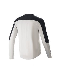 Camiseta Alpinestars Drop Meta Manga Larga Gris Claro 🩶 | Maillot MTB Técnico y Transpirable