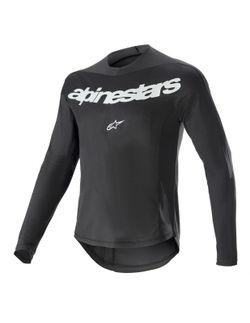 Camiseta Maillot Alpinestars Racer Lurv Manga Larga Negro 🖤 | Ropa Técnica MTB Enduro Ligera y Resistente