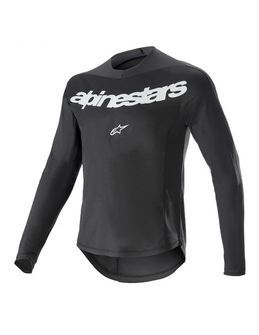 Camiseta Maillot Alpinestars Racer Lurv Manga Larga Negro 🖤 | Ropa Técnica MTB Enduro Ligera y Resistente