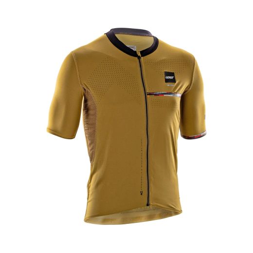 👕⚡ Camiseta Maillot Leatt MTB Endurance 5.0 Cargo Marrón Brass 🤎🌄