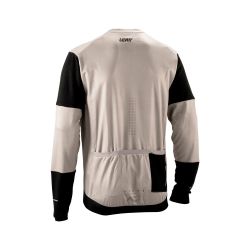 🌫️🚵‍♂️ Camiseta Leatt MTB Endurance 3.0 Manga Larga – Gris Stone ⚡🖤