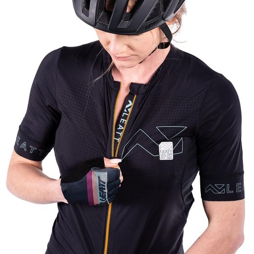 Camiseta Leatt MTB Endurance 5.0 Mujer Negro | Comodidad y Alto Rendimiento para Ciclistas de MTB