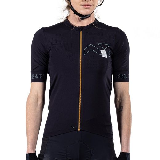 Camiseta Leatt MTB Endurance 5.0 Mujer Negro | Comodidad y Alto Rendimiento para Ciclistas de MTB