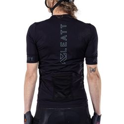 Camiseta Leatt MTB Endurance 5.0 Mujer Negro | Comodidad y Alto Rendimiento para Ciclistas de MTB