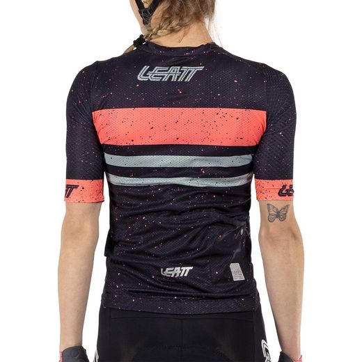 Camiseta Leatt MTB Endurance 6.0 Mujer Negro | Máximo Rendimiento y Confort para Ciclistas de MTB