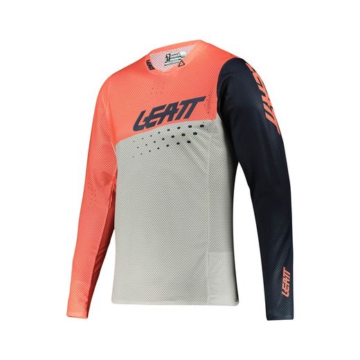 Camiseta Mtb Infantil  Leatt Gravity 4.0 Jr Coral