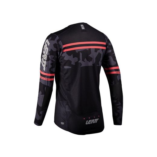 Camiseta Leatt MTB Gravity 4.0 WN Negro | Ropa de Alto Rendimiento para Mujeres Ciclistas de MTB