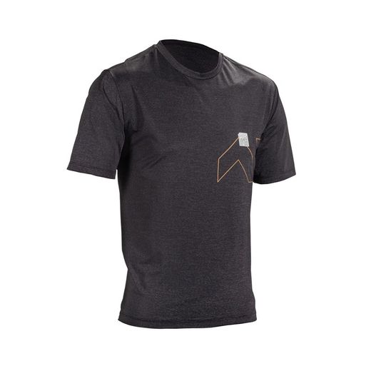 Camiseta Leatt MTB Trail 1.0 X-Flow Negra | Transpirabilidad, Confort y Rendimiento para Ciclistas de MTB
