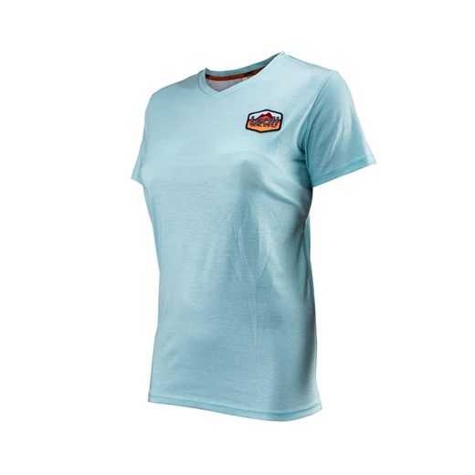 Camiseta Leatt Premium Mujer Turquesa | Estilo, Comodidad y Rendimiento para Ciclistas
