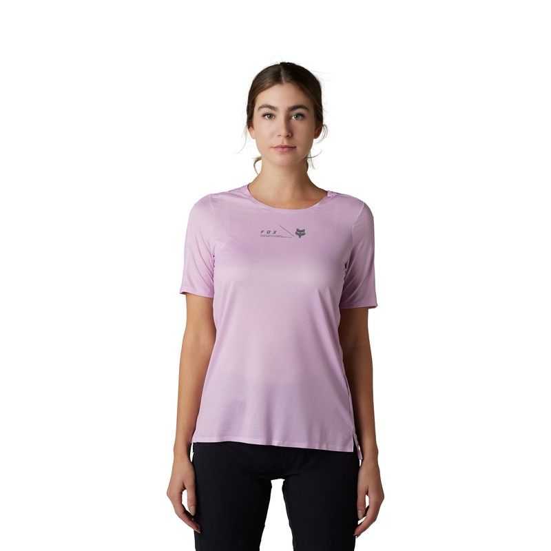 Camiseta Técnica Fox de Manga Corta Flexair Mujer Blush – Ligereza y ...