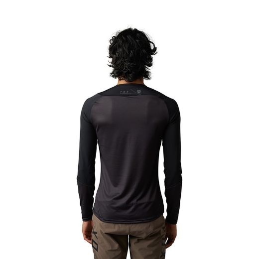🖤 Camiseta Técnica Fox de Manga Larga Flexair Ascent – Ligereza y Rendimiento para MTB Negra