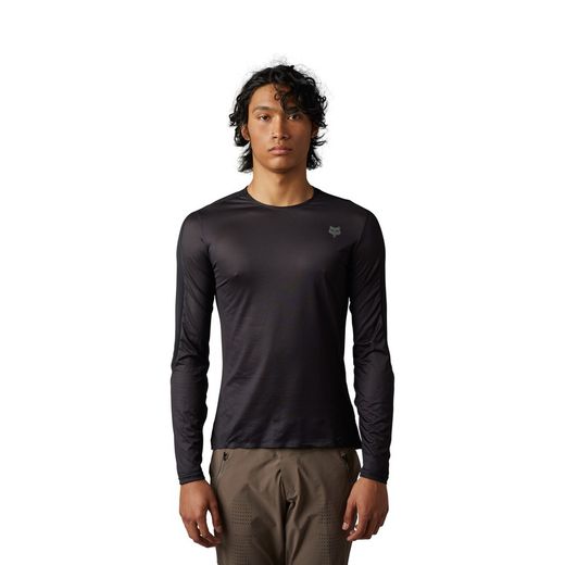 🖤 Camiseta Técnica Fox de Manga Larga Flexair Ascent – Ligereza y Rendimiento para MTB Negra