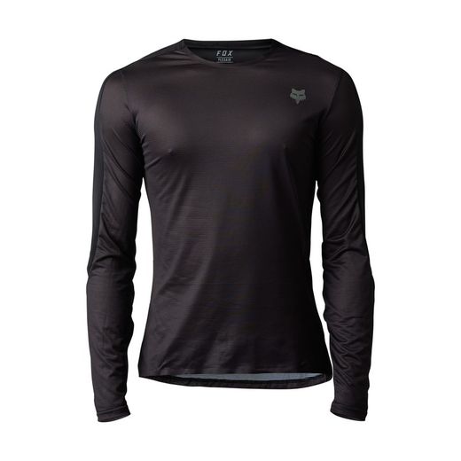 Camiseta Técnica Fox de Manga Larga Flexair Ascent – Ligereza y Rendimiento para MTB Negra