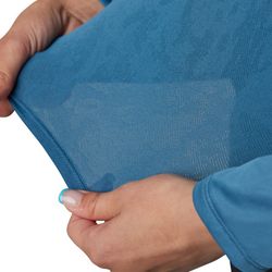 Camiseta Técnica Fox de Manga Larga Ranger TruDri™ para Mujer – Comodidad y Rendimiento en MTB Azul Pizarra Oscuro