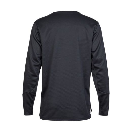 🖤 Camiseta Técnica Fox de Manga Larga Defend – Juvenil (Negro) Resistencia, Comodidad y Estilo para el Ciclista Juvenil