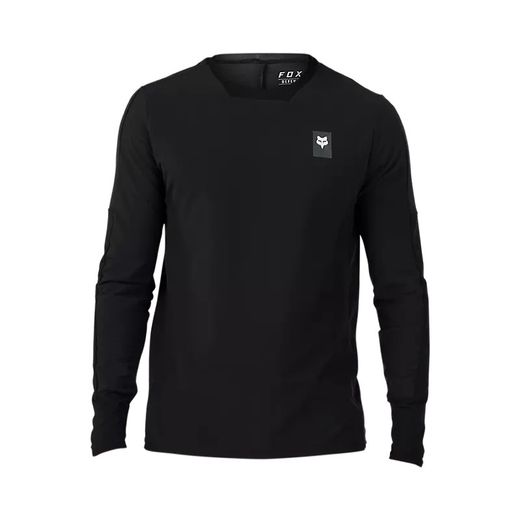 Camiseta Técnica Fox de Manga Larga Defend Thermal – Protección y Rendimiento en Climas Fríos Color Negro