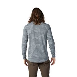 Camiseta Técnica Fox Ranger TruDri™ de Manga Larga – Comodidad y Rendimiento para MTB Gris Nube