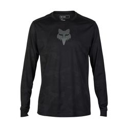 🖤 Camiseta Técnica Fox Ranger TruDri™ de Manga Larga – Comodidad y Rendimiento para MTB Negro