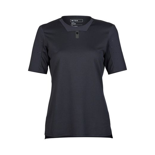 Camiseta Técnica Fox Defend para Mujer – Rendimiento y Resistencia para MTB Negra