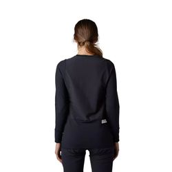 🔥 Camiseta Técnica Fox Defend Thermal Mujer – Rendimiento y Calidez para MTB (Negro) 🖤