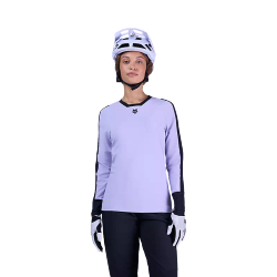 🚵‍♀️👕 Camiseta Técnica Fox Defend Thermal Mujer – Color Lila  Rendimiento y Calidez para el MTB ❄️🔥