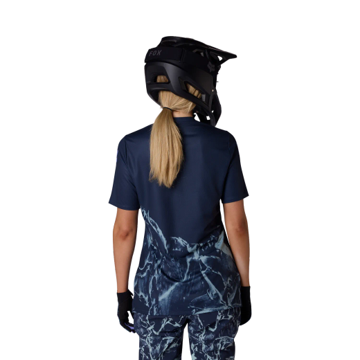 👕🔥 Camiseta Técnica Fox Ranger Image Print Mujer – Rendimiento, Comodidad y Estilo para MTB