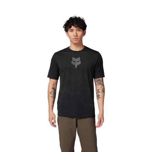 🖤 Camiseta Técnica Fox Ranger TruDri™ – Comodidad y Rendimiento para MTB Negra