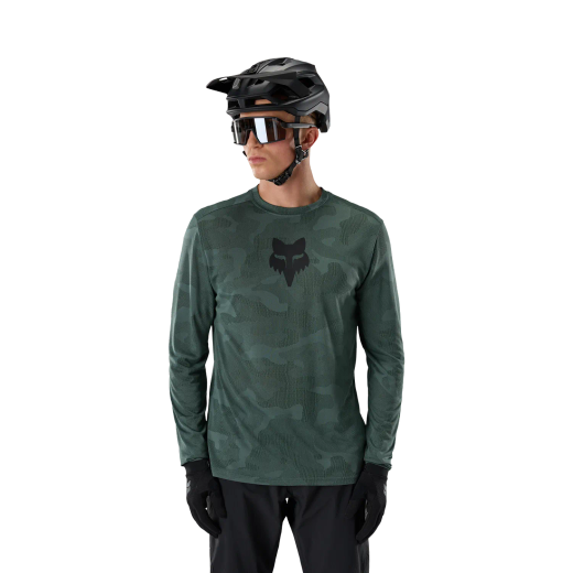 👕🔥 Camiseta Técnica Fox Ranger TruDri™ Manga Larga – Transpirabilidad y Rendimiento para MTB