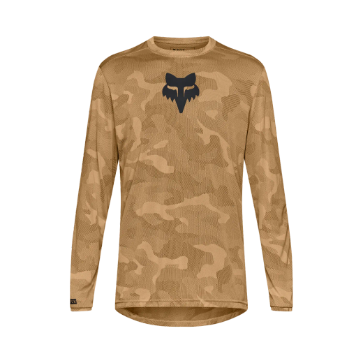 👕🔥 Camiseta Técnica Fox Ranger TruDri™ Manga Larga – Transpirabilidad y Rendimiento para MTB