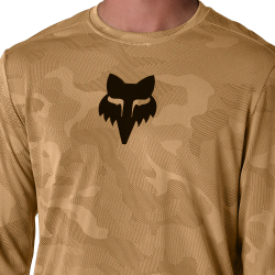 👕🔥 Camiseta Técnica Fox Ranger TruDri™ Manga Larga – Transpirabilidad y Rendimiento para MTB