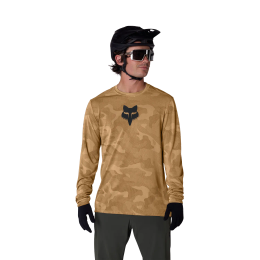 👕🔥 Camiseta Técnica Fox Ranger TruDri™ Manga Larga – Transpirabilidad y Rendimiento para MTB
