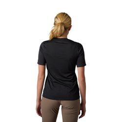Camiseta Técnica Fox Ranger TruDri™ para Mujer – Comodidad y Rendimiento para MTB Color Negra