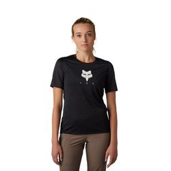 Camiseta Técnica Fox Ranger TruDri™ para Mujer – Comodidad y Rendimiento para MTB Color Negra