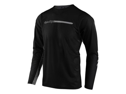 Camiseta Troy Lee Skyline Air Ls Jersey Channel Negra