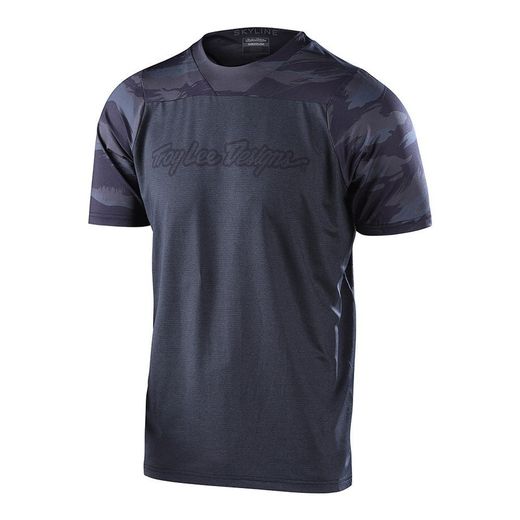 Camiseta Troy Lee Skyline Ss Jersey Gris Camo/Negro