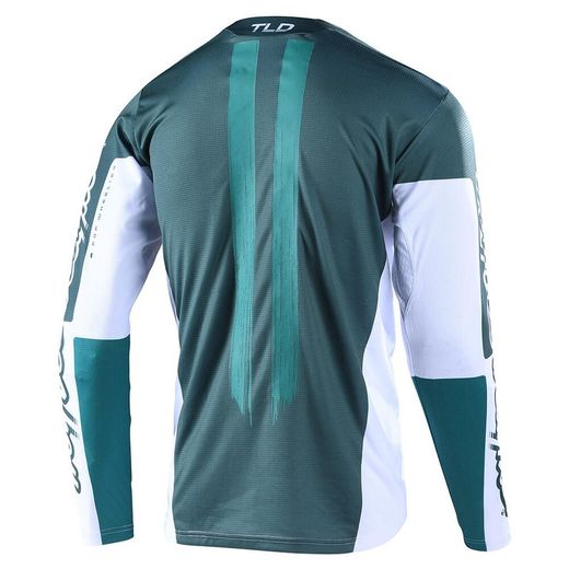 Camiseta Troy Lee Sprint Jersey Verde/Blanco