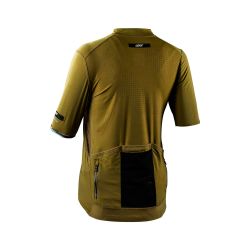 👕🚴‍♀️ Camiseta/Maillot Leatt MTB Endurance 5.0 Cargo Mujer Marrón Brass | Estilo y rendimiento 🌟