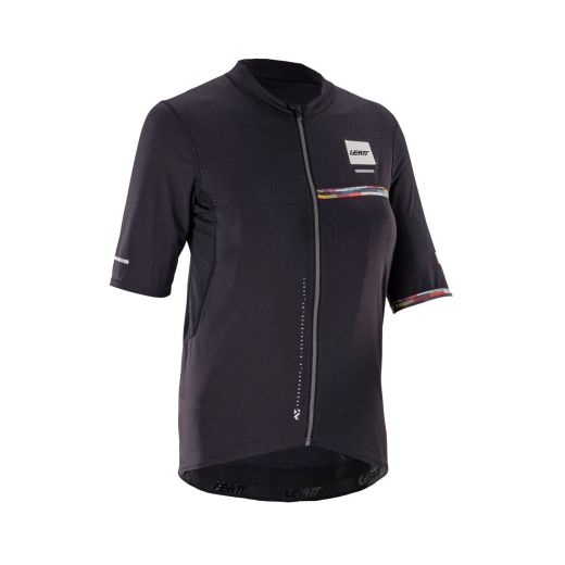 👕🔥 Camiseta/Maillot Leatt MTB Endurance 5.0 Cargo Mujer Negro v26 🚴‍♀️✨