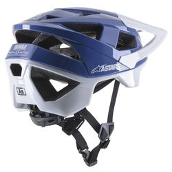 🪖💙 Casco Alpinestars Vector Pro A1 – Rendimiento y Protección Avanzada para MTB y Trail | Azul Mid / Gris Claro Brillante 🚵‍♂️