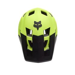 🪖💛 Casco Fox Dropframe Helmet CE – Seguridad y Confort para Enduro y MTB | Amarillo Fluorescente 🚵‍♂️