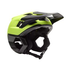 🪖💛 Casco Fox Dropframe Helmet CE – Seguridad y Confort para Enduro y MTB | Amarillo Fluorescente 🚵‍♂️