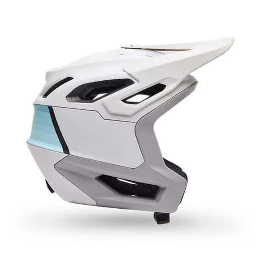 Casco FOX Dropframe Pro Grid – Máxima Protección y Comodidad para MTB y Enduro Gris claro