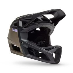 🪖✨ Casco Fox Proframe Frequency – Ligereza y Máxima Protección para Enduro y Downhill Verde militar