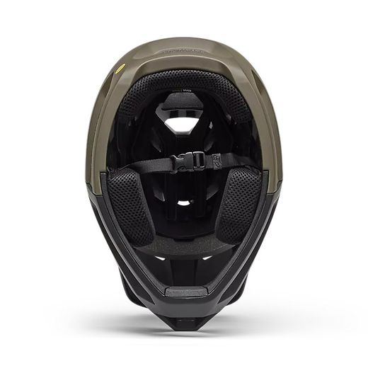🪖✨ Casco Fox Proframe Frequency – Ligereza y Máxima Protección para Enduro y Downhill Verde militar