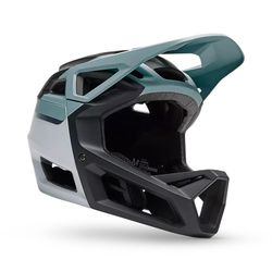 Casco FOX Proframe Rizer – Protección y Ventilación para MTB y Enduro Azul Pálido