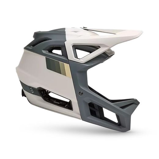 Casco Fox Proframe RS Sol – Protección Avanzada y Ligereza para MTB Blanco Vintage