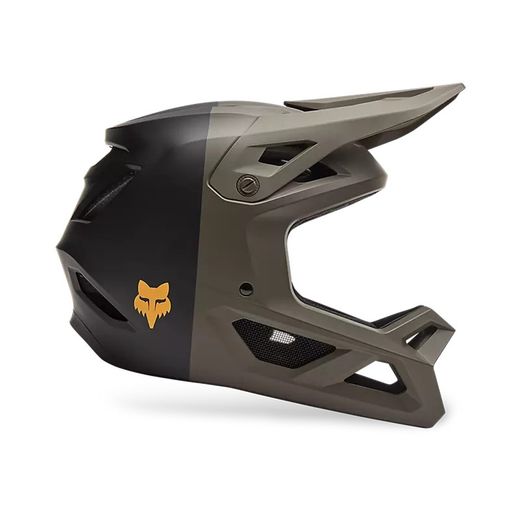 Casco Fox Rampage 5050 – Protección y Estilo para Downhill y Enduro Verde militar