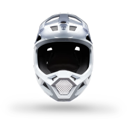🪖🤍 Casco Fox Rampage Youth Blanco CE/CPSC – Protección Integral para Jóvenes Riders de MTB y Downhill