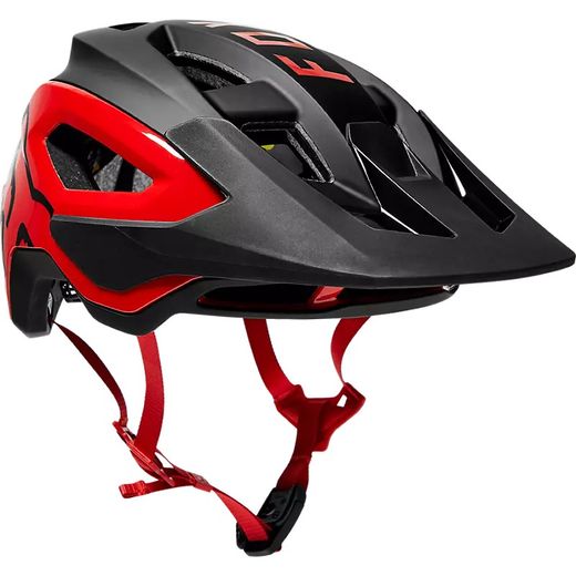 Casco Fox Speedframe Pro Negro/Rojo